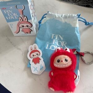 Pin for Love Mini Labubu "X"